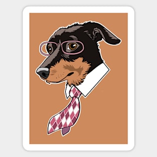 Lady Dachshund Magnet